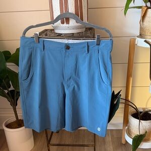 Free Fly Apparel Men's Sky Blue Flat Front Shorts